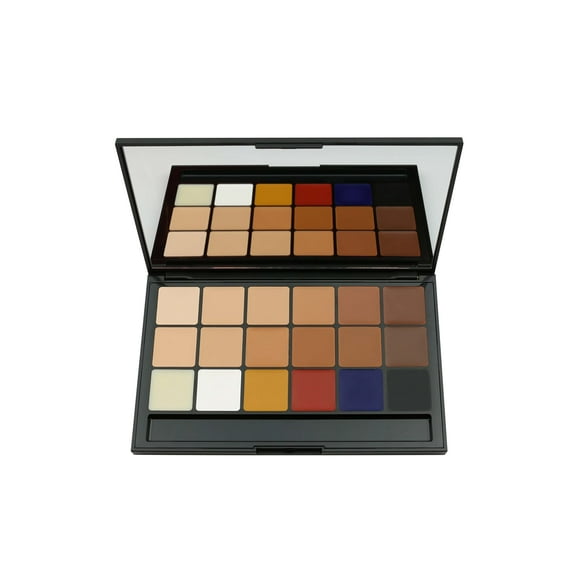 Paleta de maquillaje RCMA KJB de 18 colores, base cremosa