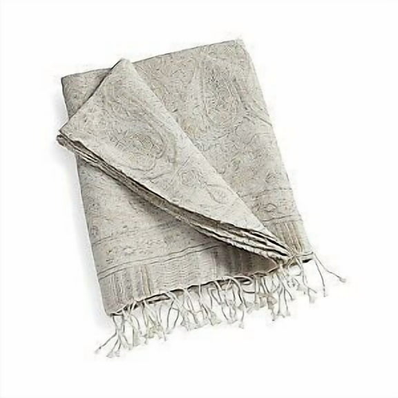 Ralph Lauren Sonoma Valley Paulina Linen Cotton Throw Blanket - Sage Natural