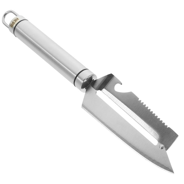 Stainless Steel Multifunction Paring Peeler Kitchen Tool for Fruits Vegetables Fish Scales