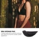 thumbnail image 2 of 4 pares de almohadillas extraíbles para sujetador, accesorios de ropa interior (negro), 2 of 6
