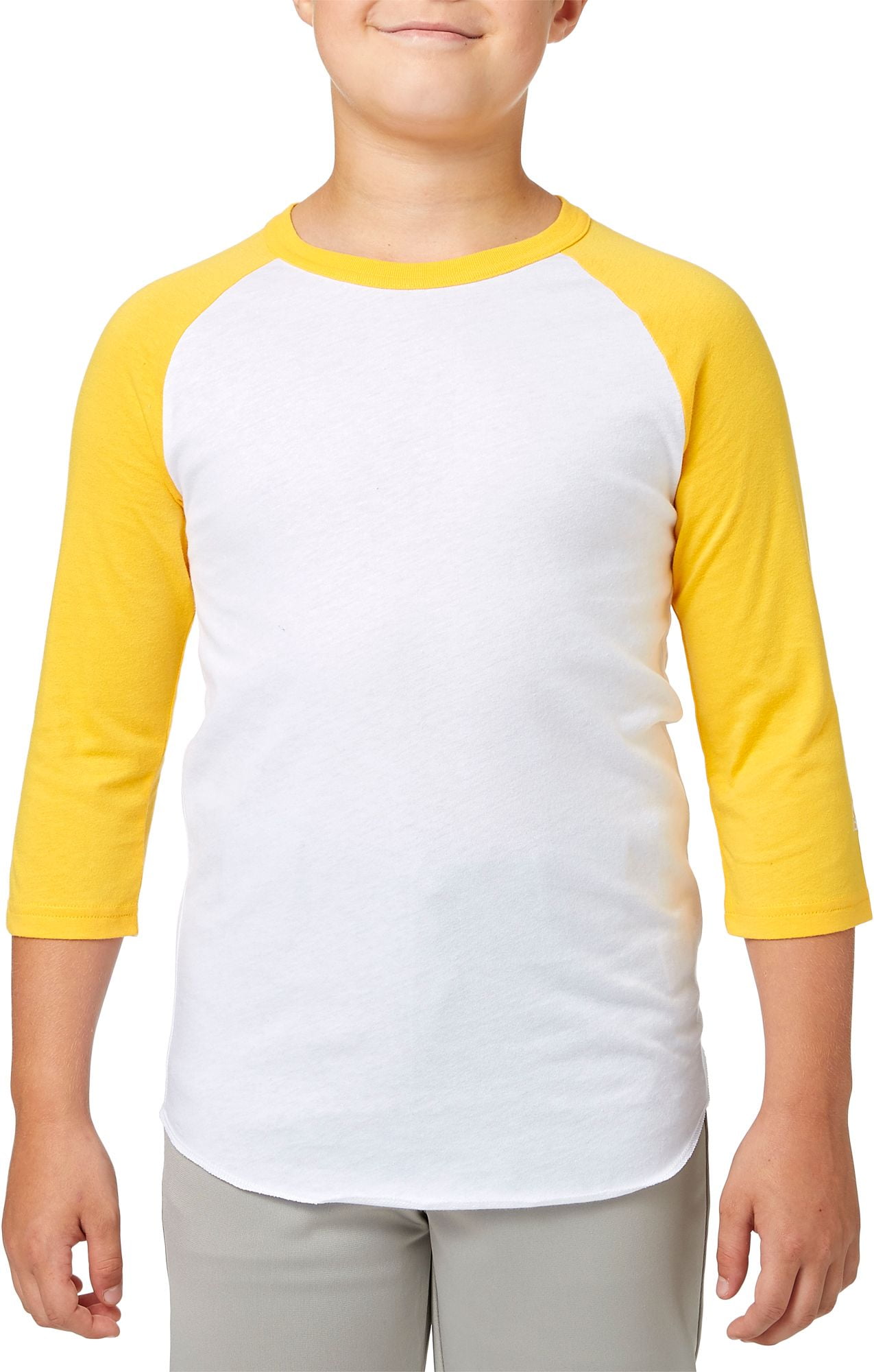 adidas Youth Triple Stripe ¾ Sleeve Baseball Practice Shirt