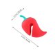 thumbnail image 3 of 4pcs Liders de silicona Levantadores de dibujos animados Zanahoria Chili Forma Levantadores Cocina Pot Sobresaltantes, 3 of 6
