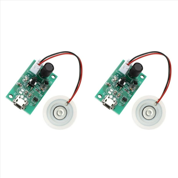 2X Mistizador Ultrasónico Nebulizador Atomizador Transductor Atomizador Placa de Película Accesorios Humidificador Junta de Goma