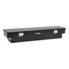 UWS EC10903-PR 59-Inch Matte Black Heavy-Wall Aluminum UTV Tool Box for Select Polaris Ranger, RigidCore Lid