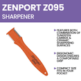 thumbnail image 3 of Zenport Z095 Tungsten Carbide Sharpener, Orange, 3 of 4