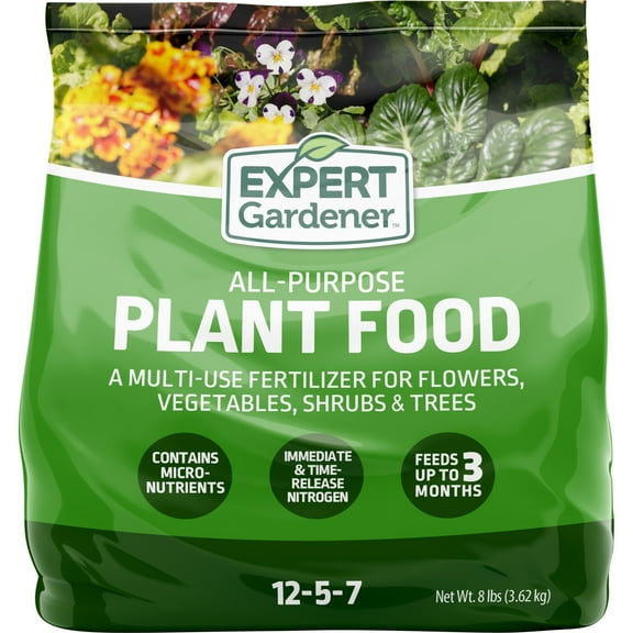 Expert Gardener All-Purpose Plant Food Fertilizers 12-5-7, 8 lb.