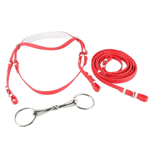 Horse Headstalls,PVC Adjustable Horse Bridle Horse Rein Horse Harness