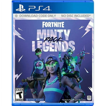 Fortnite Minty Legends Pack (PS4 ) Brand New