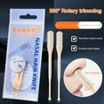 thumbnail image 2 of OIUR 2/4/8Pcs Nasal Hair Cutter with Ear Picker Double Blade Nose Hair Trimmer 360-degree Rotation Mini Nasal Hair Razor for Women Men, 2 of 6