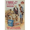 thumbnail image 2 of Unknown 23x32 Gold Ornate Wood Framed with Double Matting Museum Art Print Titled - F. Farge, 2 of 4