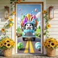 thumbnail image 3 of Festive Door Decoration Curtain With Hanging Fabric Flags For Indoor And Outdoor Party Setting Polyester Material For Seasonal Display, 3 of 6
