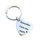 thumbnail image 2 of Llaveros para mujer, llavero de billetera, llavero de auto, lindo llavero para el Día de la Madre, acero inoxidable, corazón de melocotón, impresión única, llave DIY, huevos, 2 of 4