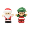 thumbnail image 5 of Replacement Parts for Collectible Fisher-Price Little People Holiday Christmas Santa's Village Playset HGP72 - Replacement Santa Claus and Elf Figures, 5 of 5