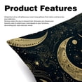 thumbnail image 2 of New Moon Symbol Stylish Velvet Throw Pillow Covers Inserts Set of 2 for Bed & Chair - Unique Patterns, 16x16, 18x18, & 20x20 Inches for Any Occasion!, 2 of 6