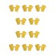 thumbnail image 1 of Sonducket 1 par de guantes sin dedos, tejido artesanal, guante de medio dedo, cubiertas para manos, calentador de manos de punto con Color Amarillo 10Conjunto, 1 of 6
