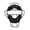Black, variant on CHAMPRO Lightweight Umpire Mask, 23oz, Black