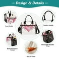 thumbnail image 3 of Ckdifva Heart Tramp Stamps Cooler Bag Cooler Cooling Tote Lunch Bag Lunch Box Front Pocket with Shoulder Strap, 3 of 6