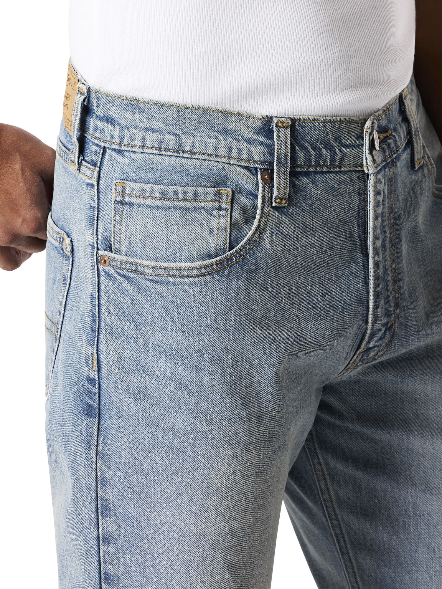 Levi Strauss Signature Men's and Big and Tall Original Relaxed Bootcut Jeans