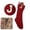 J, variant on Red Christmas Stockings with Initials(Letters A-Z)for Christmas Decorations,Xmas Hanging Ornaments with Golden Snowflakes,Personalized Family Holiday Decor & Gift Storage - A