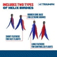 thumbnail image 4 of Triumph Sports Patriotic Rally Birdie Set, A New Kind of Paddle Ball Perfect for Parties and Outdoor Events, Includes Two Types of Birdies and Two Paddles, Multi, 4 of 7