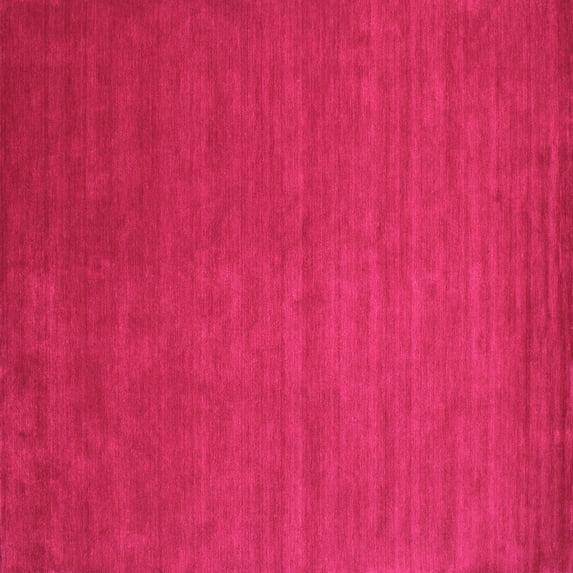 Ahgly Company Indoor Square Abstract Pink Contemporary Area Rugs, 6' Square