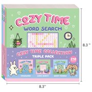Hinkler Cozy Time Puzzle Book Collection 3pk for Relaxation and Entertainment