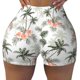 thumbnail image 2 of Fotbe Vintage Palm Trees Shorts Sin Costuras – Shorts Deportivos de Cintura Alta para Mujer, Elásticos para Gimnasio, Yoga, Running o Ciclismo-Small, 2 of 8