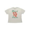thumbnail image 2 of Blessed Girl Womens Short Sleeve T-Shirt To-ma-toes, Linen, SM, 2 of 6
