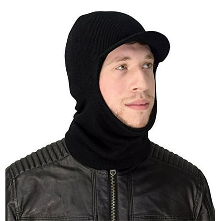 Peach Couture - Peach Couture Unisex Warm One Hole Balaclava Visor Ski ...