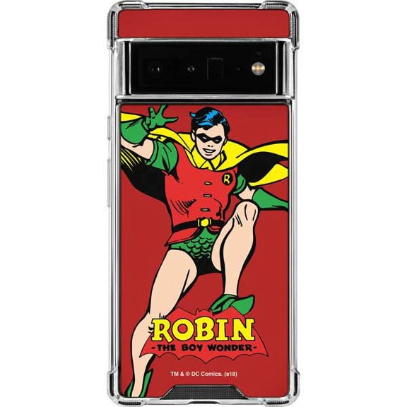 Skinit DC Comics Robin Portrait Google Pixel 6 Pro Clear Case