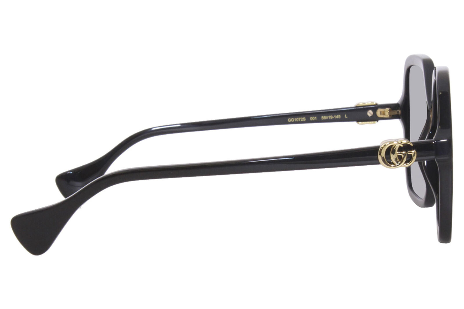 GUCCI GG1072S-001-56  Sunglasses Size 56mm 145mm 19mm black Women NEW