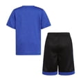 thumbnail image 4 of Adidas SEMI LUCID BLUE Little Boys 2-pc. Short Set, US 6, 4 of 4