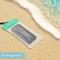 thumbnail image 2 of Unique Bargains 2 Pcs Inflatable Mobile Waterproof Bag Green Universal Waterproof Case Compatible for Phone 4.92"x9.65", 2 of 6