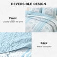 thumbnail image 4 of Juego de cama HORIMOTE HOME King, 270 x 244 cm, edredón azul costero, 4 of 9