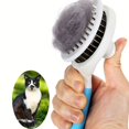 thumbnail image 4 of 1pc Pet Grooming Tool - Hair Removal Comb Float Slicker Brush for Dogs & Cats, 4 of 6