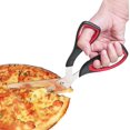 thumbnail image 2 of Tijeras para pizza MACHAO acero inoxidable 27 CM negro/rojo, 2 of 4
