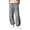 Gray, variant on Elastic Waist Jogger Pants for Women Loose Summer Trousers Cuffed Ankle Pant with Pocket Casual Comfortable Breathable Trouser Weekend Lounging