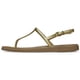 thumbnail image 4 of Sandalias tipo chancla Miami para mujer Crocs en metálico sepia, talla 11 Mediana, 4 of 6