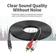 thumbnail image 5 of 3.5mm to RCA Cable 100ft 3.5mm TRS Male to 2RCA Male Stereo Y Splitter, 5 of 5