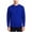 Tops106-Blue, variant on Mens Classic Crew Neck Knit Pullover Regular Fit Long Sleeve Solid Color Sweater For All Season Daily Use