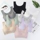 thumbnail image 2 of Sujetador de talla grande de seda de hielo Invisible sin costuras, sujetador de realce para mujer, lencería Sexy con cuello en U, almohadillas para sujetador, ropa interior Bralette, 2 of 5