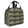thumbnail image 2 of Fotbe Largemouth Bass Fish Bolsa Térmica con Estampado y Forro de Aluminio Grueso Bolsa de Almuerzo con Bolsillo Frontal para Hombres y Mujeres, Ideal para Trabajo, Escuela, 2 of 8