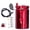 Red, variant on Yajisi 350ml Universal Oil Catch Can Kit Aluminum Engine Reservoir Tank Red