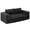 Black, variant on Erinnyees 76'' Chenille Cloud Sofa Couch for Living Room, Loveseat Sofa with Wide Armrest and 2 Back Support, No Assembly Required Soft Sofa, Black