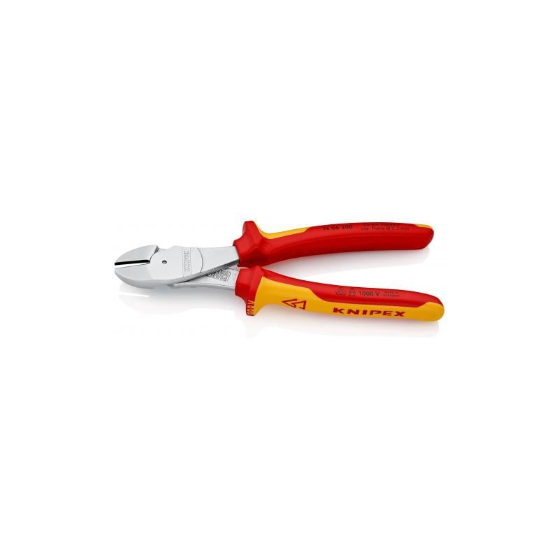 Knipex 74 06 200 High Leverage Diagonal Cutters-1000V Insulated