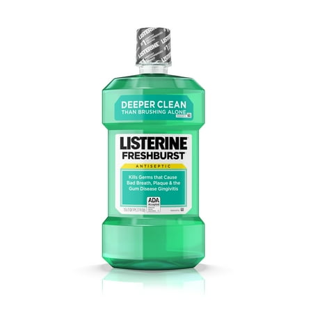 Freshburst Listerine Antiseptic Mouthwash For Bad Breath, 1.5 L
