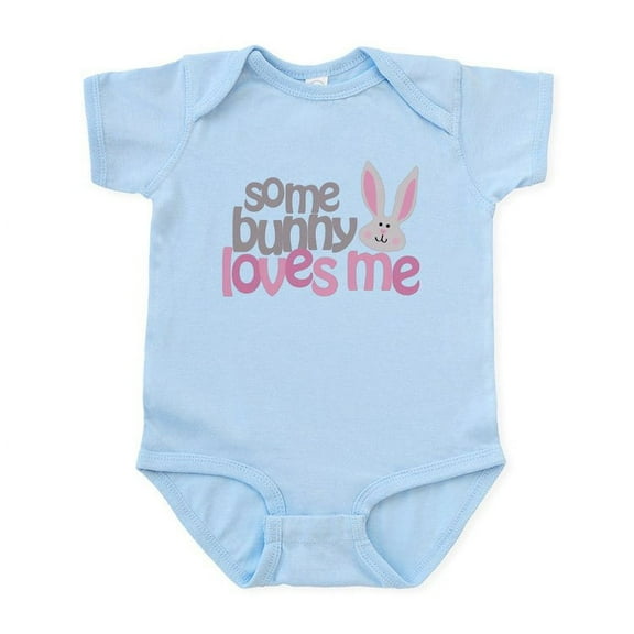 CafePress - Some Bunny Loves Me Infant Bodysuit - Baby Light Bodysuit, Size Newborn - 24 Months