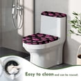 thumbnail image 4 of HELLHERO Toilet Cover Set 2-Piece Washable and Reusable Soft Toilet Seat Cover Adjustable, 4 of 8