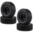 thumbnail image 2 of 4Pcs 65mm Tire Tyres Wheel for MN D90 D99S MN-90 MN91 MN98 MN99S WPL C14 C24 C24-1 C34 B14 B24 B36 R, 2 of 5