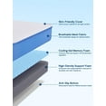 thumbnail image 2 of Extra Firm Mattress Topper Queen Size, 2 of 8